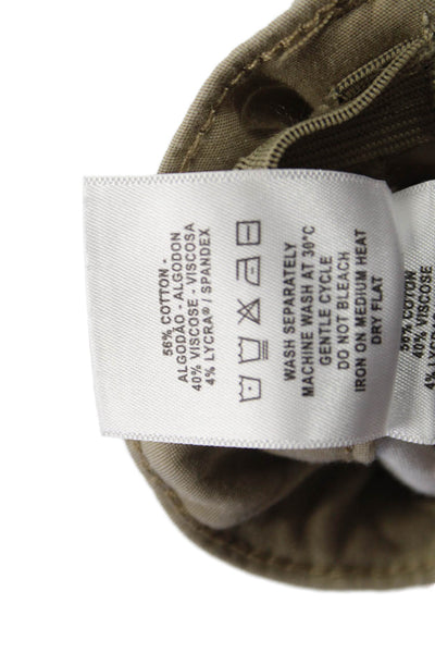 DL 1961 Boys Button Straight Leg Casual Pants Beige Size 16
