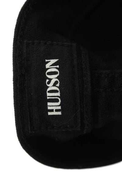 Hudson Women Black Ankle Skinny Jeans Mid Rise Size 25