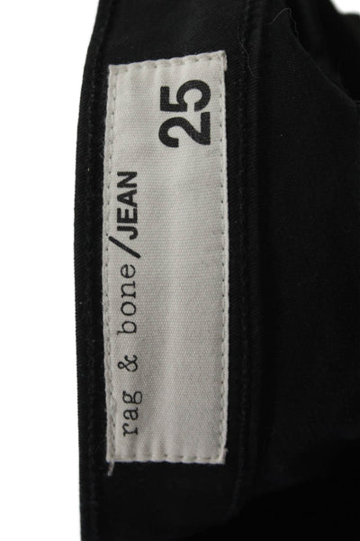 Rag & Bone Jean Womens Ankle Skinny Black Jeans Size 25