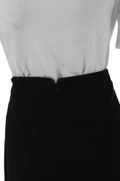 Giorgio Armani Women Straight Pencil Skirt Black Size 44