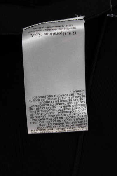 Giorgio Armani Women Straight Pencil Skirt Black Size 44