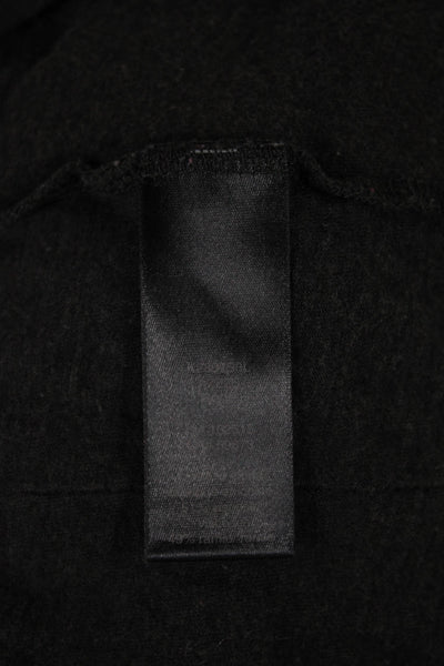 John Varvatos Star USA Unisex Black VNeck Long Sleeve Tee Ramie Cotton Size M