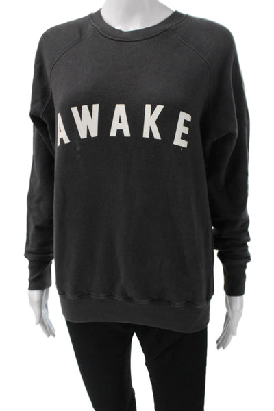 Spiritual Gangster Womens Pullover Sweatshirt Black Cotton Size XS