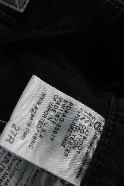 AG Adriano Goldschmied Women Skinny Black Jeans Size 27