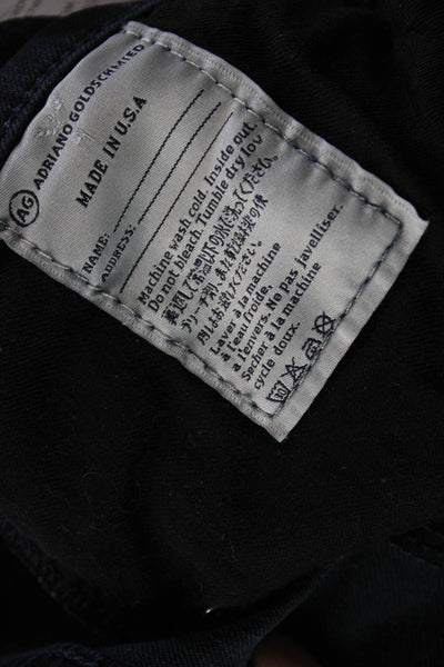 AG Adriano Goldschmied Women Skinny Black Jeans Size 27