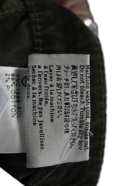 AG Adriano Goldschmied Womens Green Jegging Button Fly Size 27