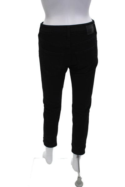 AG Adriano Goldschmied Women Ankle Skinny Jeans Black Size 23