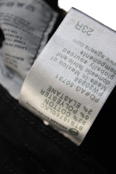 AG Adriano Goldschmied Women Ankle Skinny Jeans Black Size 23