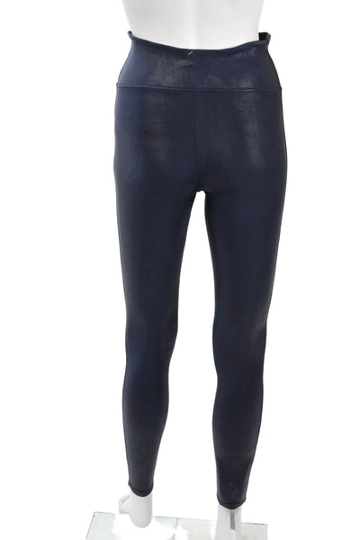 Spanx Women Ankle Jeggings Dark Blue Polyester Zip Solid Fall Size XS