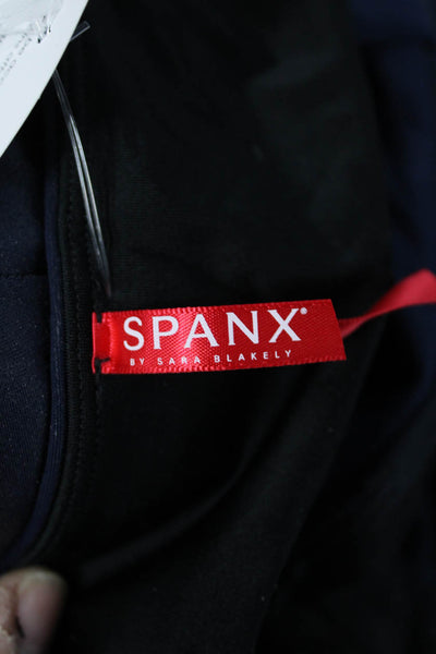 Spanx Women Ankle Jeggings Dark Blue Polyester Zip Solid Fall Size XS