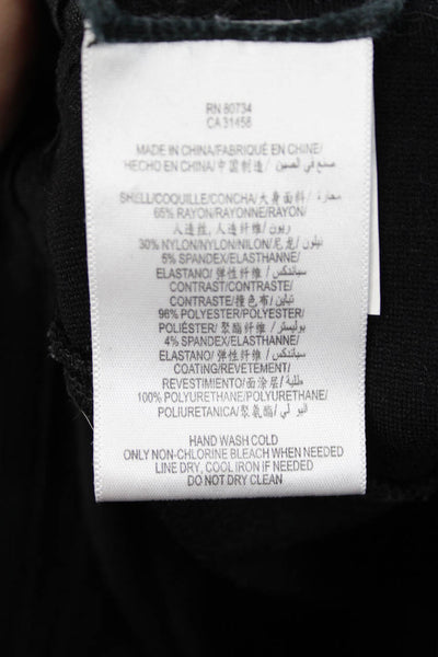 BCBGMAXAZRIA Women Ankle Jeggings Black Polyester 28in Inseam Size 4