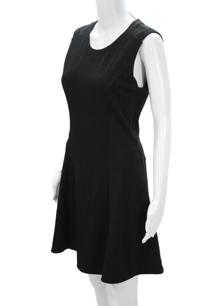 Juicy Couture Womens A-Line Fit Flare Dress Black Sleeveless Size 6