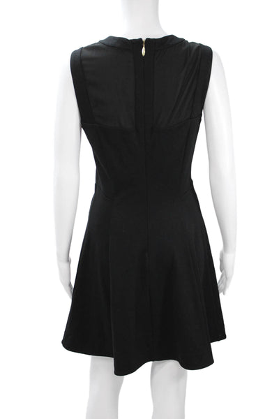 Juicy Couture Womens A-Line Fit Flare Dress Black Sleeveless Size 6