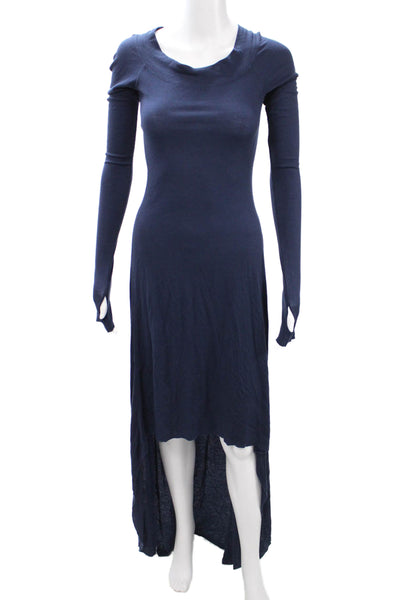 BCBGMAXAZRIA Womens Maxi Fit&Flare Floral Long Sleeve Dress Size S