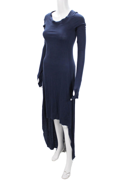 BCBGMAXAZRIA Womens Maxi Fit&Flare Floral Long Sleeve Dress Size S