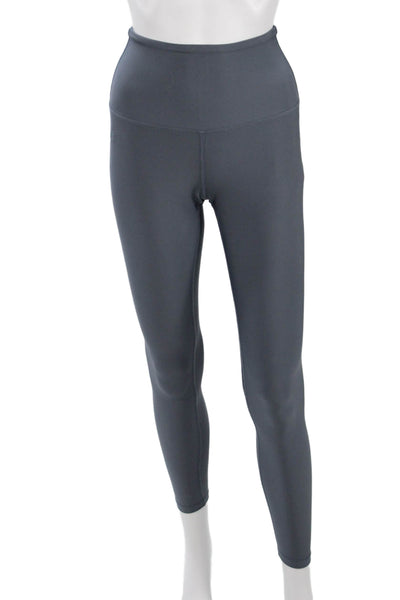 Year Of Ours Women Ankle Leggings Dark Gray Recycled Polyester Spandex Size XS