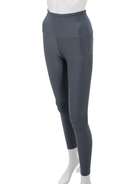 Year Of Ours Women Ankle Leggings Dark Gray Recycled Polyester Spandex Size XS