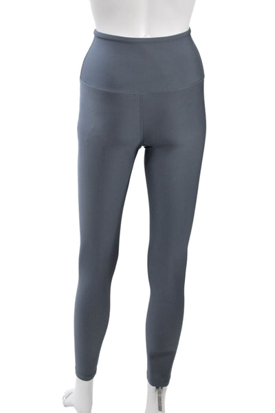 Year Of Ours Women Ankle Leggings Dark Gray Recycled Polyester Spandex Size XS