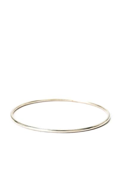 Ann Demeulemeester Womens 925 Silver Bangle 2.5" 7.2g