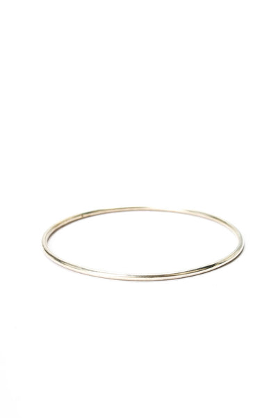 Ann Demeulemeester Womens 925 Silver Bangle 2.5" 7.2g