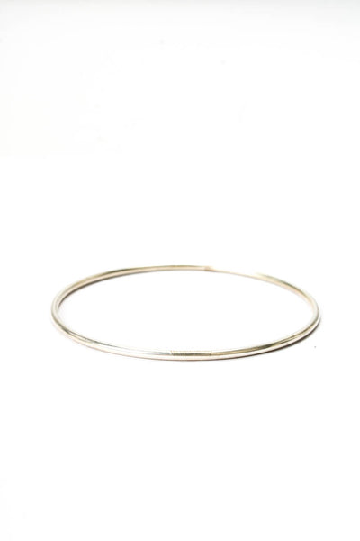 Ann Demeulemeester Womens 925 Silver Bangle 2.5" 7.2g