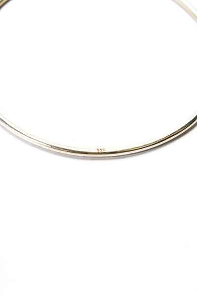 Ann Demeulemeester Womens 925 Silver Bangle 2.5" 7.2g