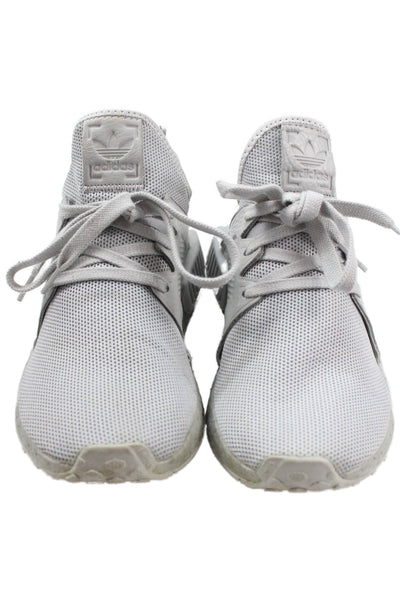 Adidas Womens NMD_XR1 Round Toe Lace-Up Running Sneakers Triple Grey Size 6.5