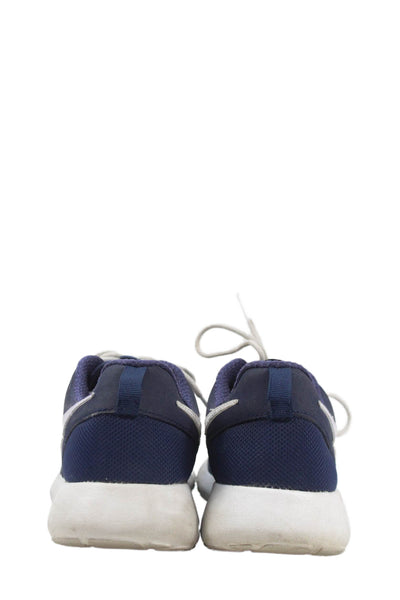 Nike Boys Roshe One Running Lace-Up Athletic Sneakers Blue Size 6.5