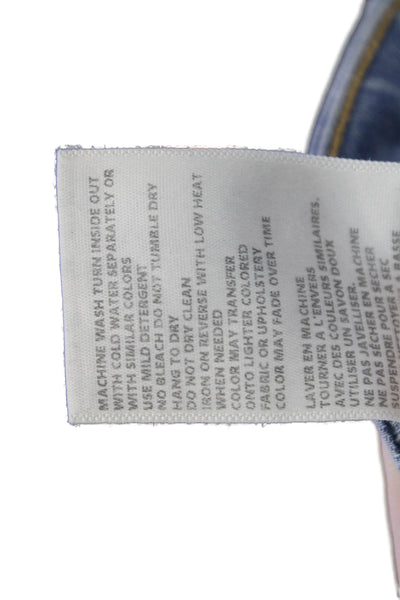 L'Agence Womens Blue Skinny Ankle High Rise Jeans Petite Size 23