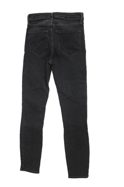 L'Agence Womens Skinny Black High Rise Jeans Size 23