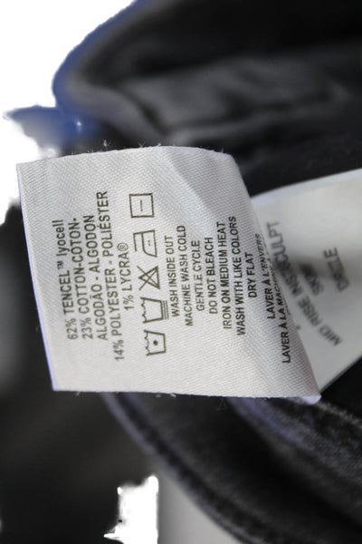 DL1961 Women Skinny Jeans Dark Gray High Rise Petites Inseam 27 Size 23