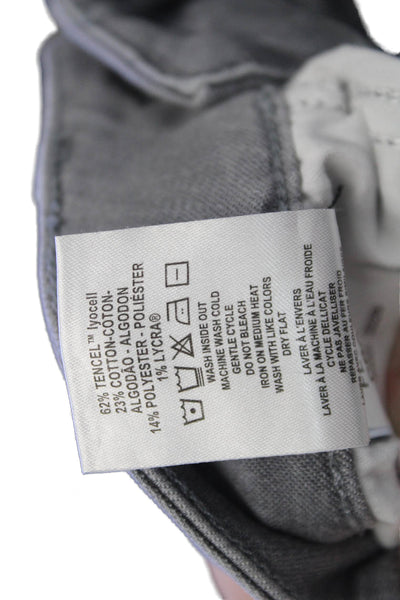 DL1961 Women Gray Skinny Ankle Jeans High Rise Petite Size 23