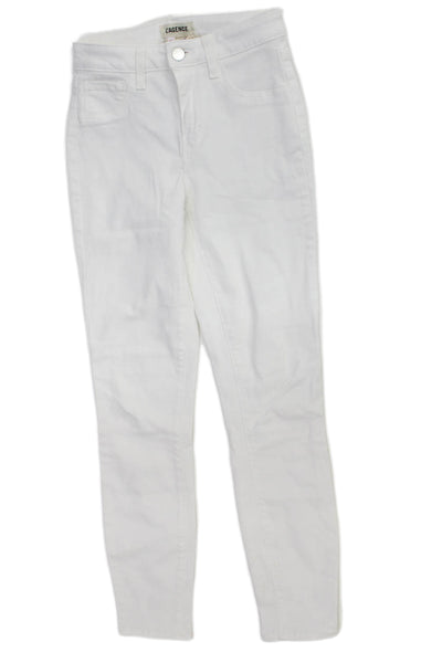 L'Agence Womens Skinny White Jeans High Rise Petites Size 23