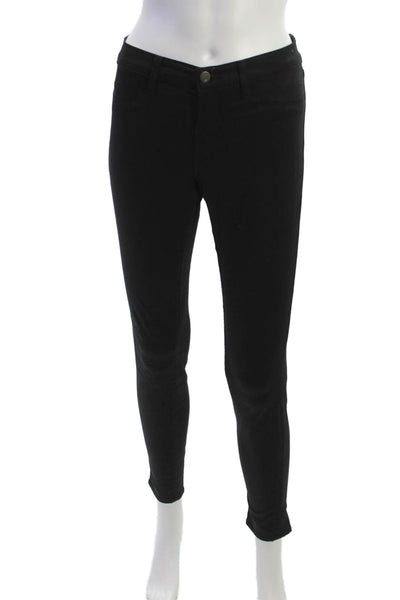 J Brand Womens High Rise Black Ankle Jeggings Size 24