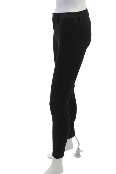 J Brand Womens High Rise Black Ankle Jeggings Size 24
