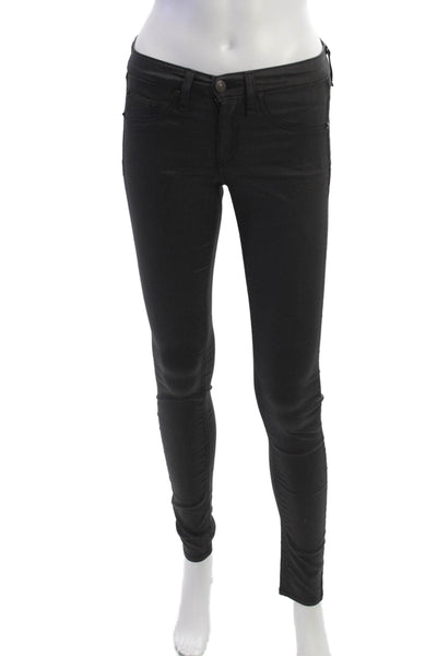 Rag & Bone Jean Women Skinny Jegging Black High Rise Size 25