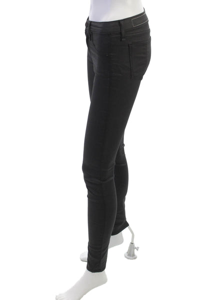 Rag & Bone Jean Women Skinny Jegging Black High Rise Size 25