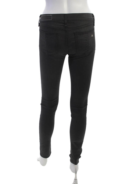 Rag & Bone Jean Women Skinny Jegging Black High Rise Size 25