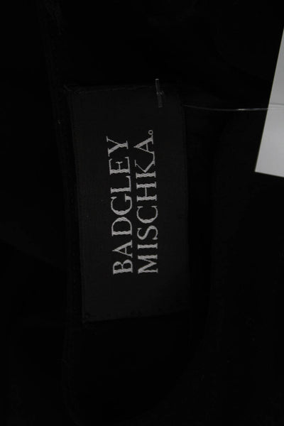 Badgley Mischka Women Blazer Black Polyester Size S