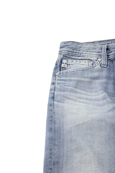 AG Adriano Goldschmied Womens Boyfriend Jeans Light Blue High Rise Size 23