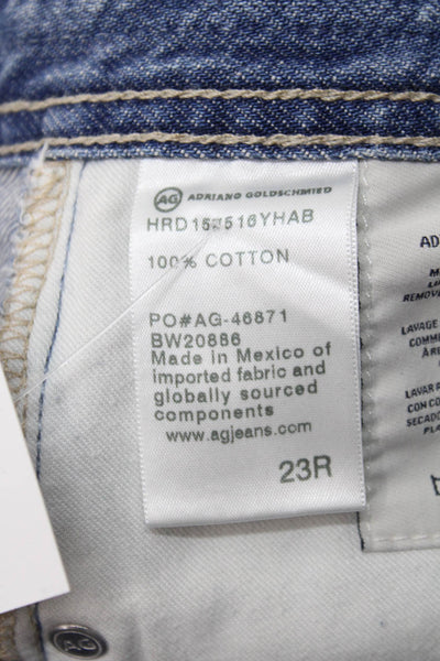 AG Adriano Goldschmied Womens Boyfriend Jeans Light Blue High Rise Size 23