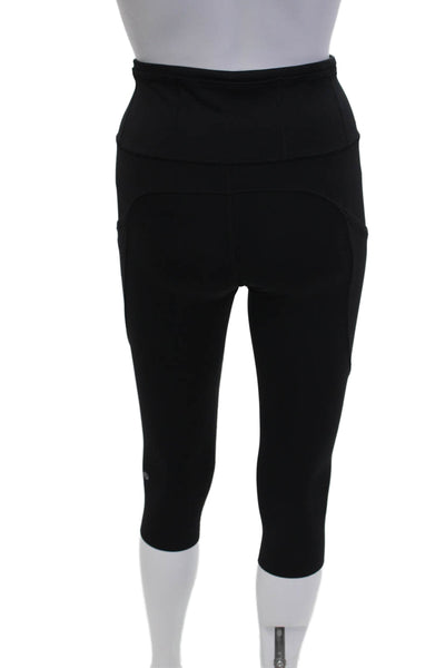 Lululemon Women Black Nylon Capri Leggings Size S
