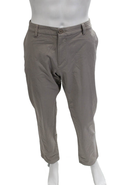 Vineyard Vines Mens Chino Khakis Gray Button Size 36