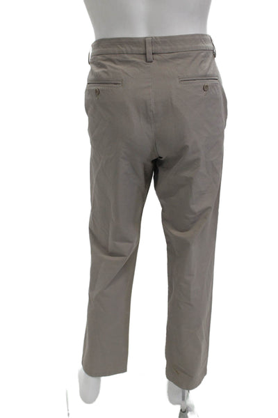 Vineyard Vines Mens Chino Khakis Gray Button Size 36