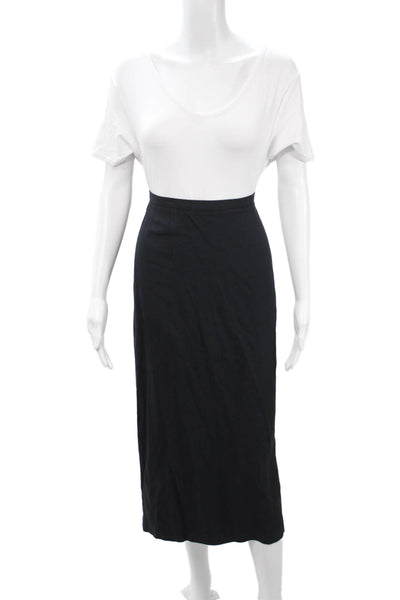Tamotsu Women Black Straight Pencil Skirt 71% Acetate 29% Viscose Size 22W