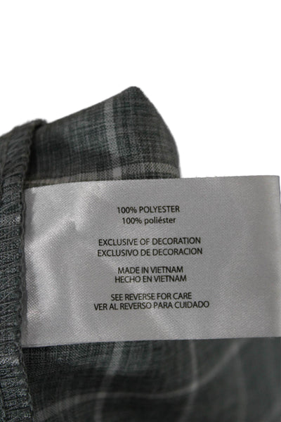 Orvis Mens Collared Short Sleeve Casual Button-Down Shirt Gray Size L