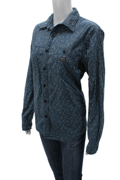 Denim & Supply By Ralph Lauren Men Floral Longsleeve Button-Up Top Size M