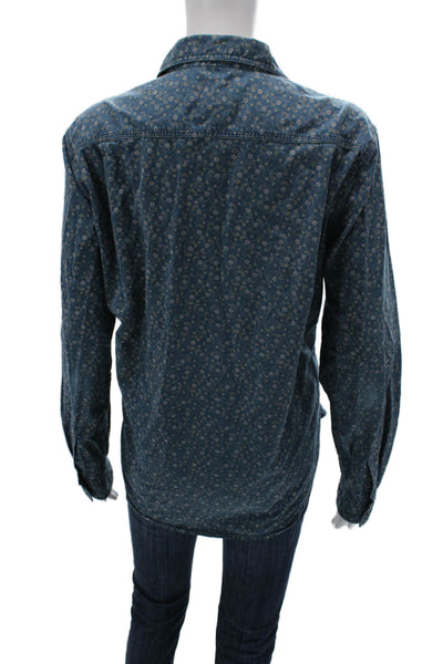 Denim & Supply By Ralph Lauren Men Floral Longsleeve Button-Up Top Size M