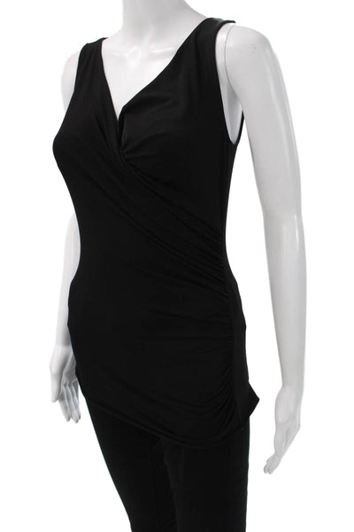 Bailey 44 Womens Black Basic V-Neck Sleeveless Tank Size XS