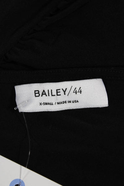 Bailey 44 Womens Black Basic V-Neck Sleeveless Tank Size XS